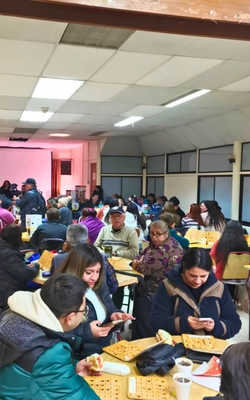 foto de mesas bingo catemu organizado por FSPC